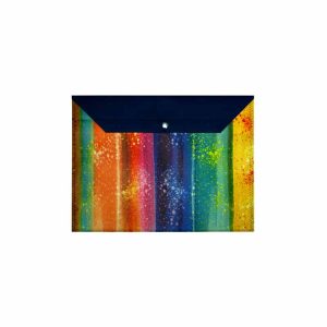 پوشه پارچه ای A4 دکمه دار طرح مانیا
