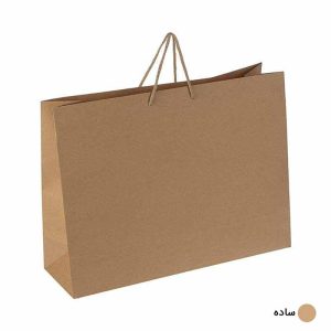 ساک دستی آماده کرافت ساده ابعاد 14*32*42