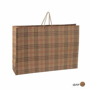ساک دستی آماده کرافت بربری ابعاد 13*37*54